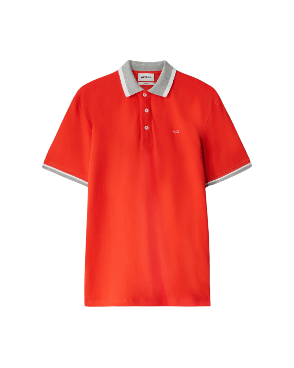 Polo GAS Ralph Slim Fit Rojo - ECRU