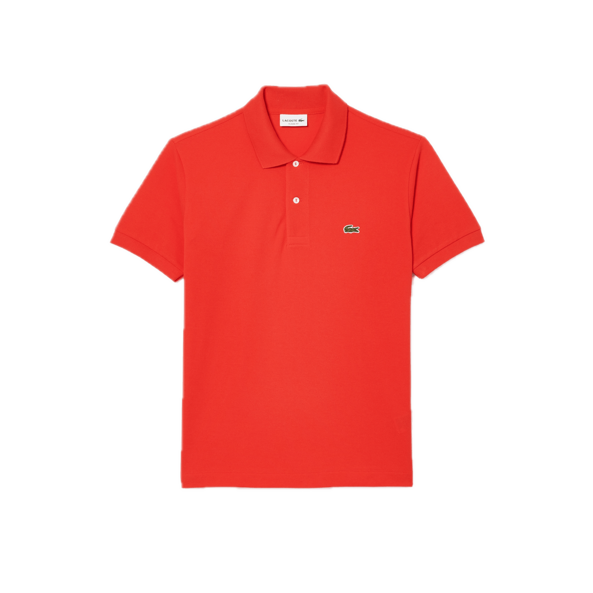 Polo Lacoste Classic Fit L.12.12 Rojo Redcurrant Rush - ECRU