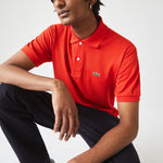 Polo Lacoste Classic Fit L.12.12 Rojo Redcurrant Rush - ECRU