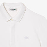 Polo Lacoste Paris Regular Fit Blanc - ECRU