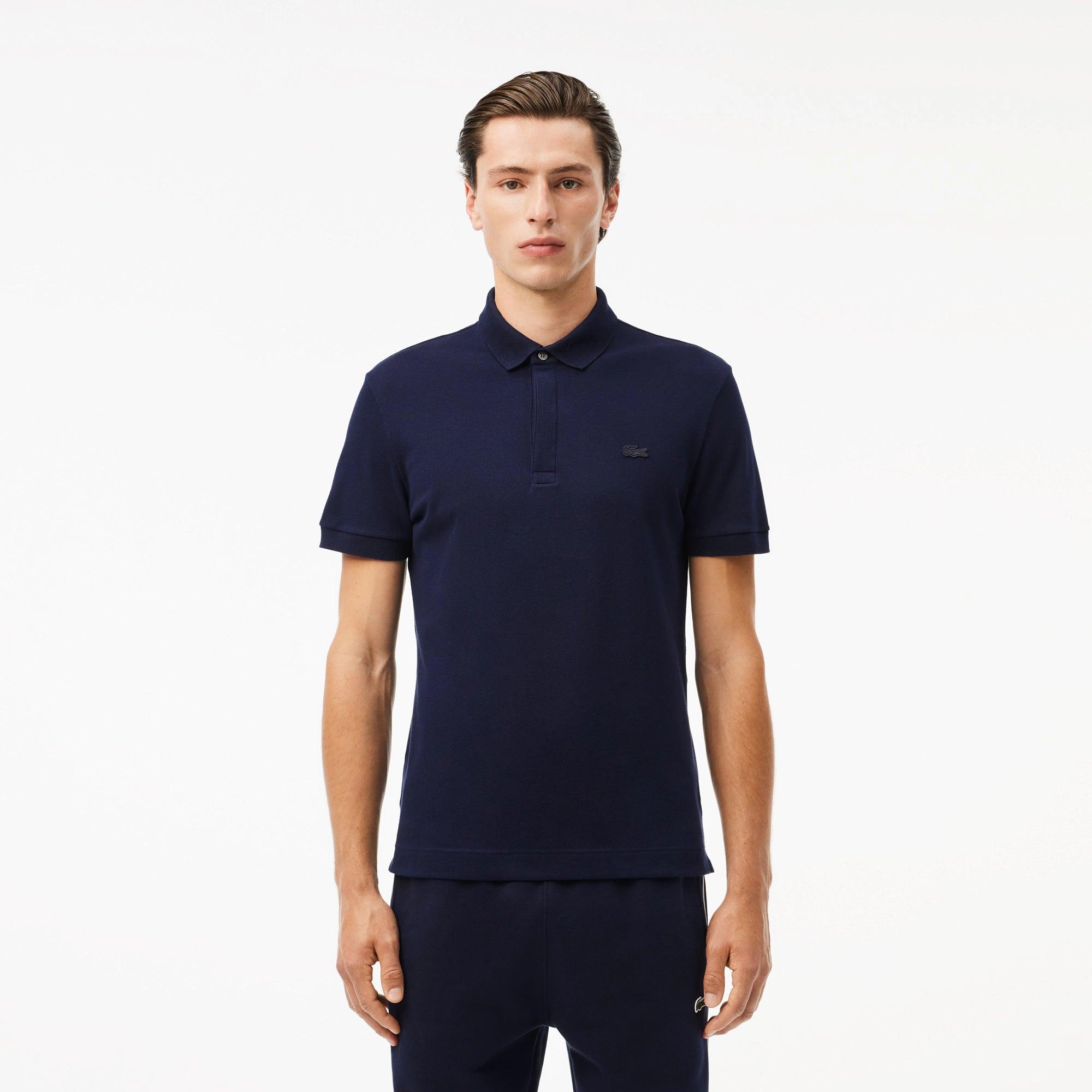 Polo Lacoste Paris Regular Fit Bleu Marine - ECRU