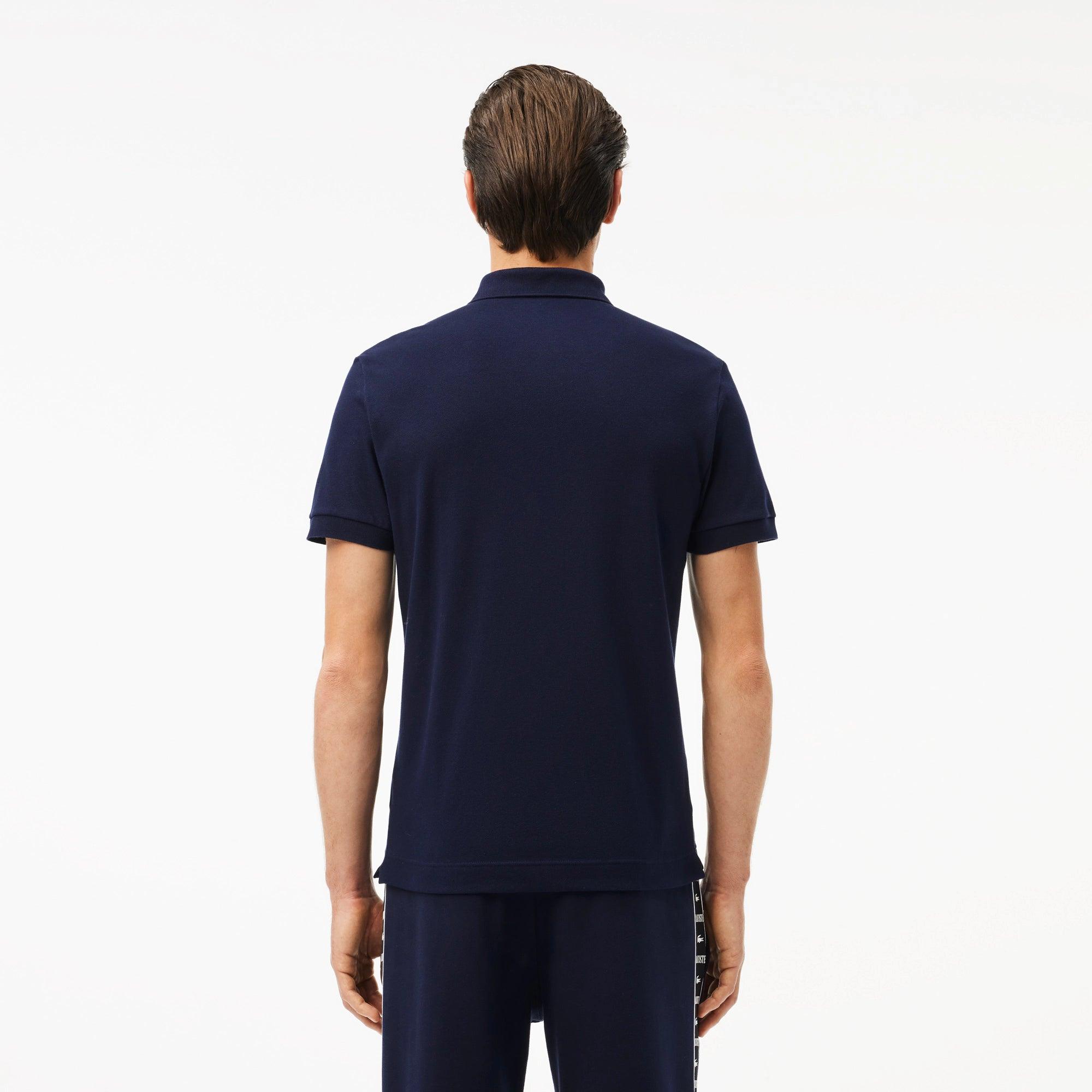 Polo Lacoste Paris Regular Fit Bleu Marine - ECRU