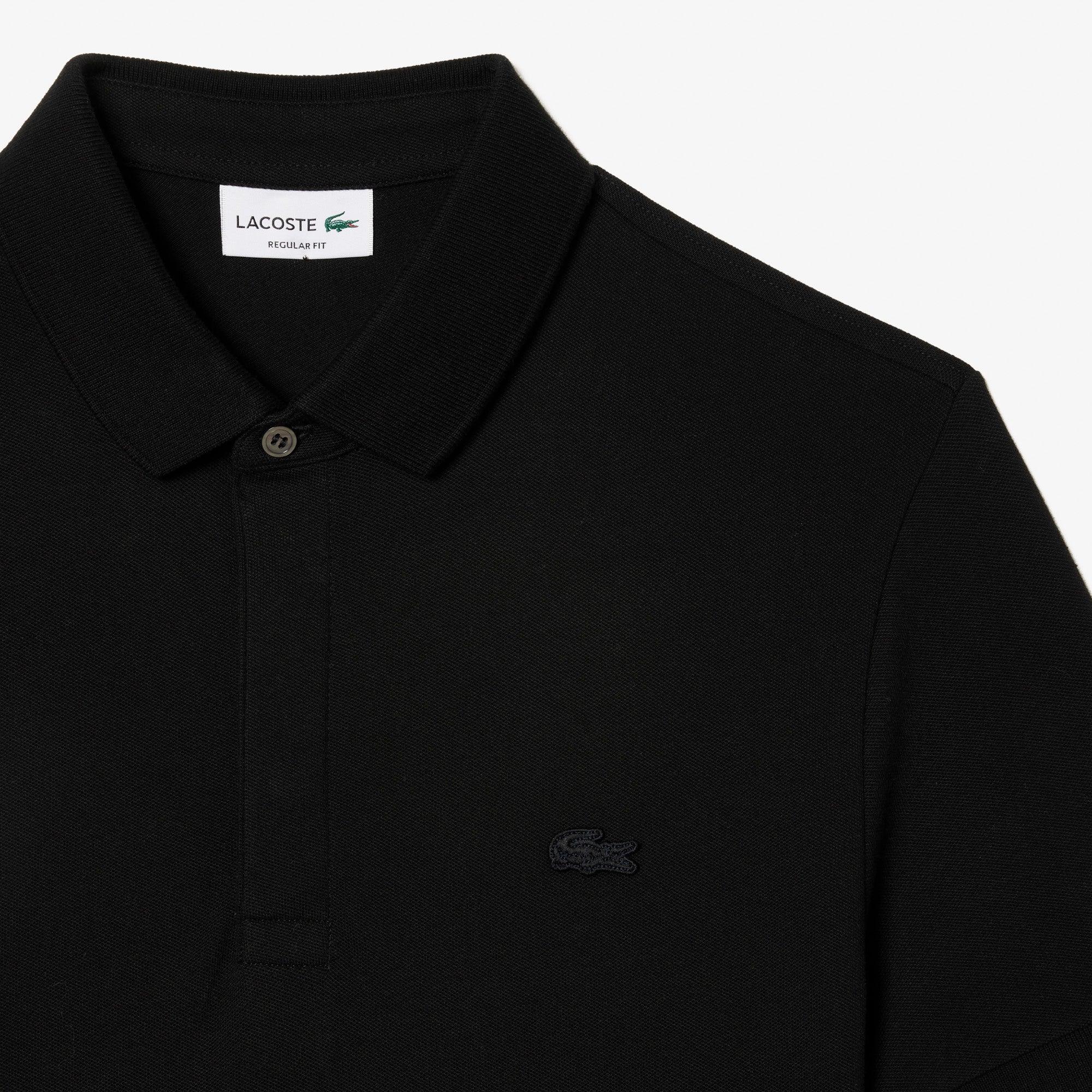 Polo Lacoste Paris Regular Fit Noir - ECRU