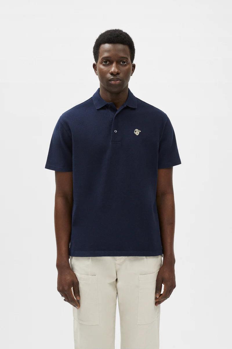 Polo Pompeii Navy Emilio - ECRU