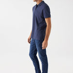 Polo Salsa Jeans Básico Regular Fit Blue - ECRU