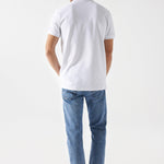 Polo Salsa Jeans Básico Regular Fit White - ECRU