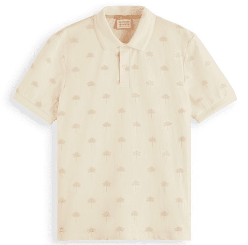 Polo Scotch & Soda Mini AOP - ECRU