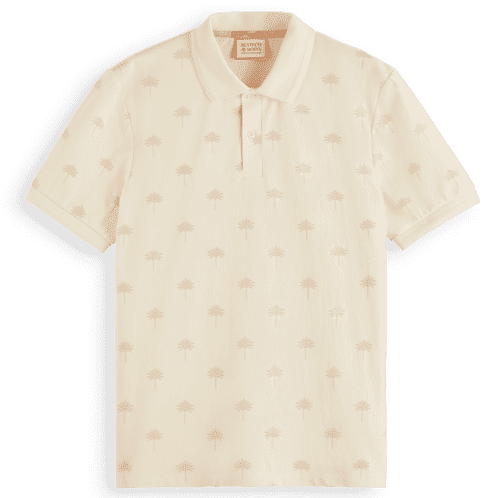 Polo Scotch & Soda Mini AOP - ECRU