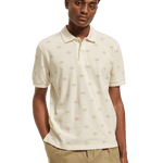 Polo Scotch & Soda Mini AOP - ECRU