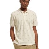 Polo Scotch & Soda Mini AOP - ECRU