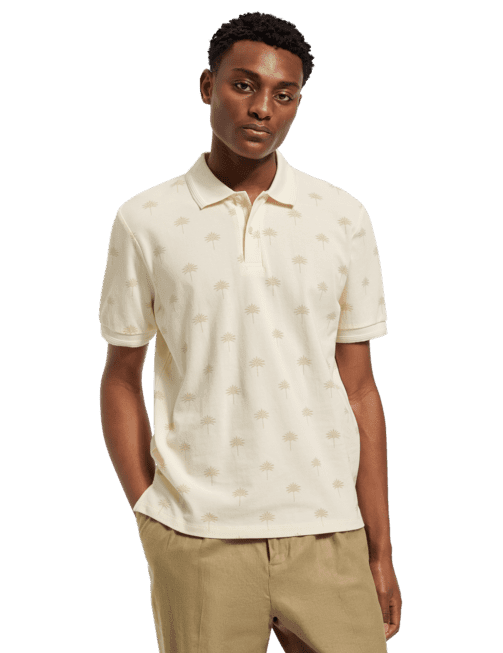 Polo Scotch & Soda Mini AOP - ECRU