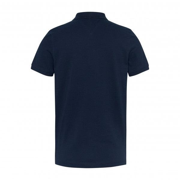 Polo Tommy Jeans Slim Placket Azul - ECRU