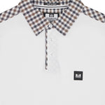 Polo Weekend Offender Costa Mid Check Collar White - ECRU