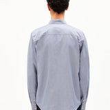 ARMEDANGELS Quaasa Stripes White Faded Indigo Shirt