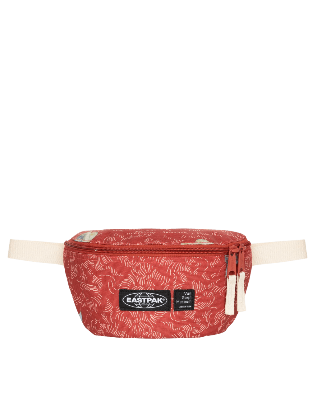 Riñonera Eastpak x Van Gogh Springer Red - ECRU