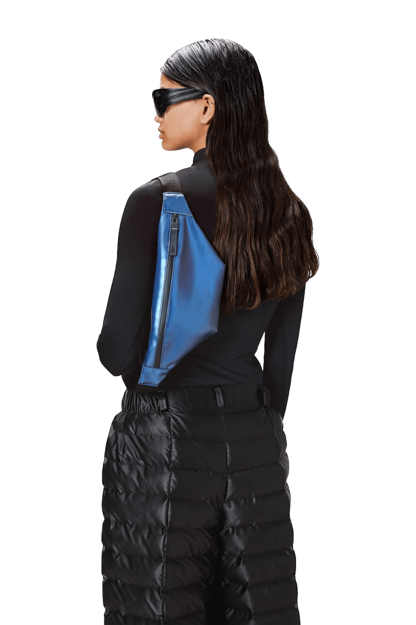 Riñonera Rains Impermeable Bum Bag Mini Laser - ECRU