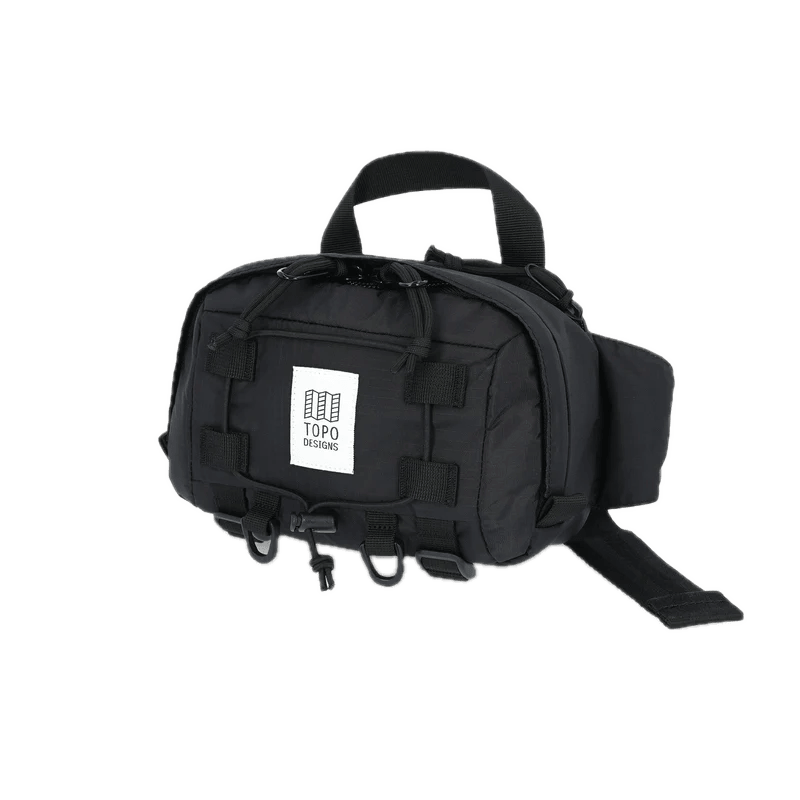 Riñonera Topo Designs Mountain Hip Pack Black - ECRU