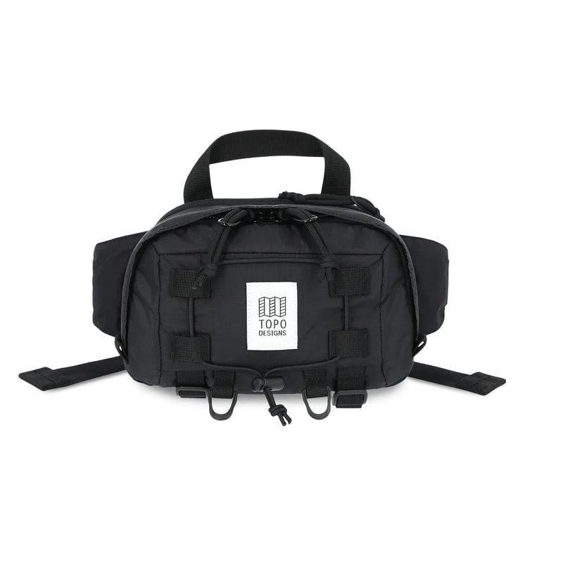 Riñonera Topo Designs Mountain Hip Pack Black - ECRU