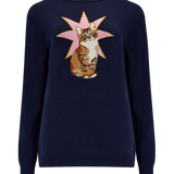 SUGARHILL Rita Navy Sweater