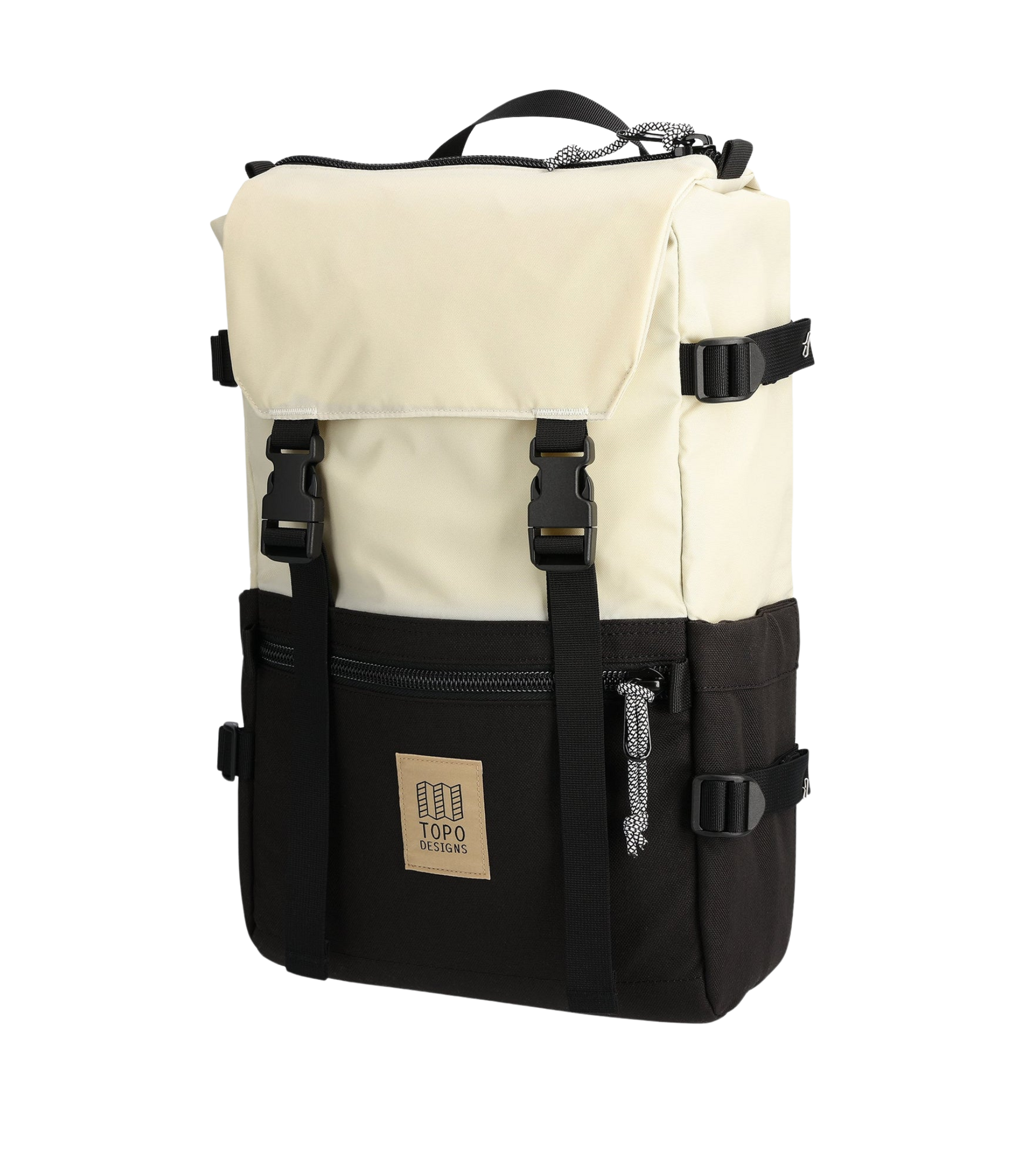 TOPO DESIGNS Rover Pack Classic Bone White Black Backpack