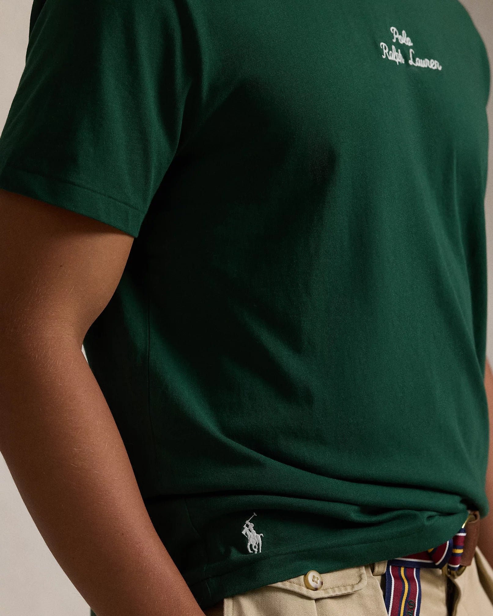 Camiseta POLO RALPH LAUREN Classic Fit Logo Jersey Vintage Pine