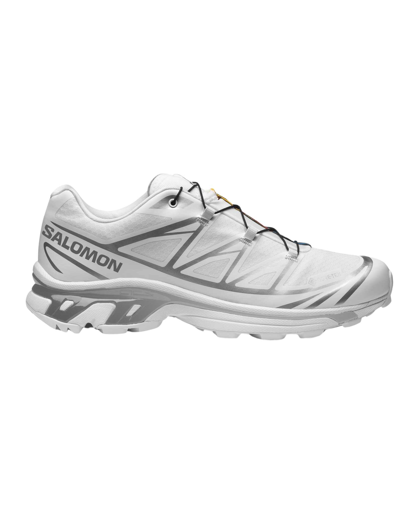 SALOMON XT-6 Gore-Tex Weiß-Silber-Sneaker