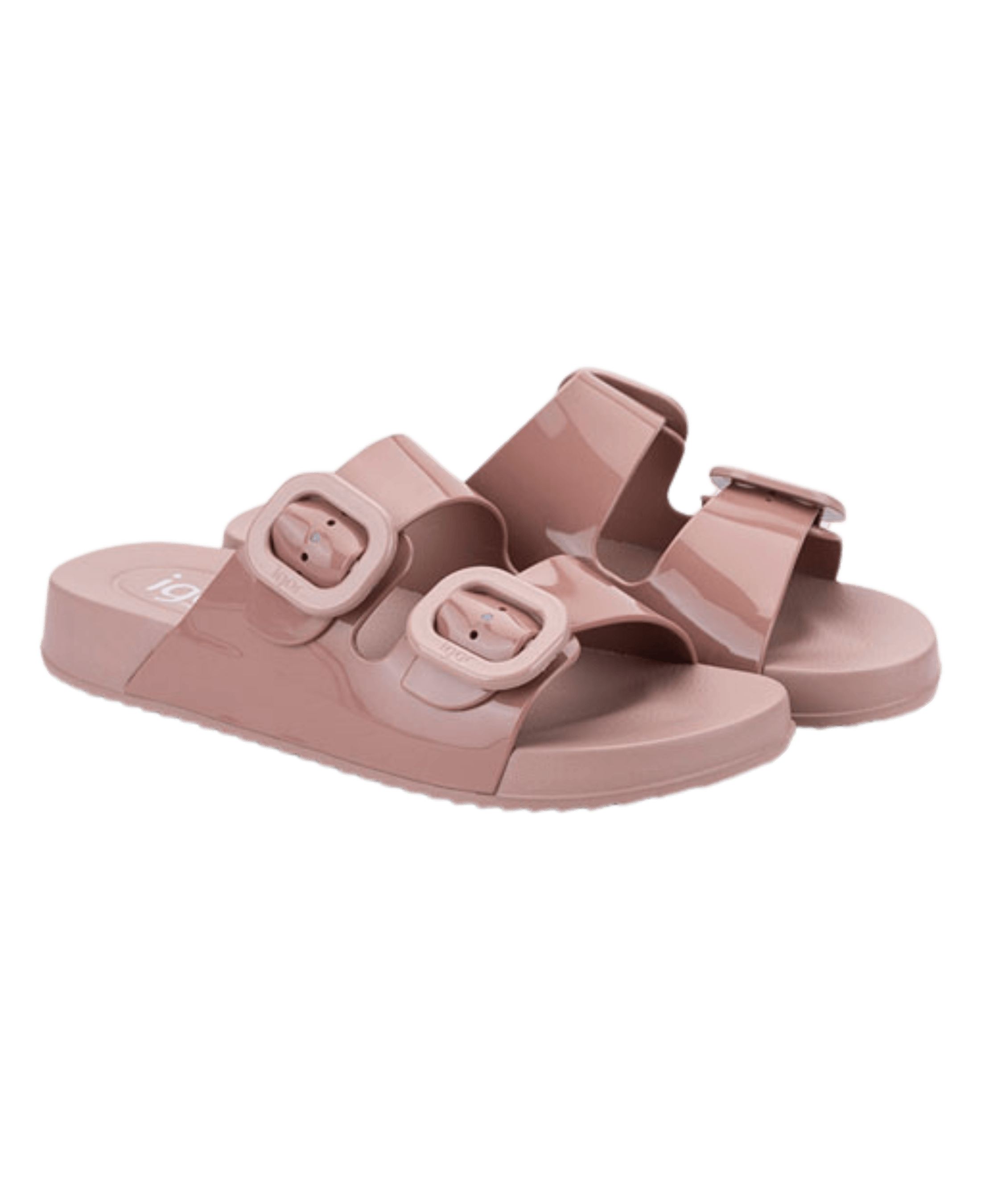 Sandalias IGOR Habana Brillo Rosa - ECRU