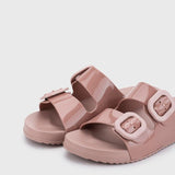 Sandalias IGOR Habana Brillo Rosa - ECRU