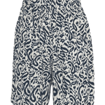 Shorts ICHI Marrakech Aop Total Eclipse Paisley - ECRU