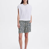 Shorts ICHI Marrakech Aop Total Eclipse Paisley - ECRU