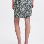 Shorts ICHI Marrakech Aop Total Eclipse Paisley - ECRU