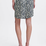 Shorts ICHI Marrakech Aop Total Eclipse Paisley - ECRU