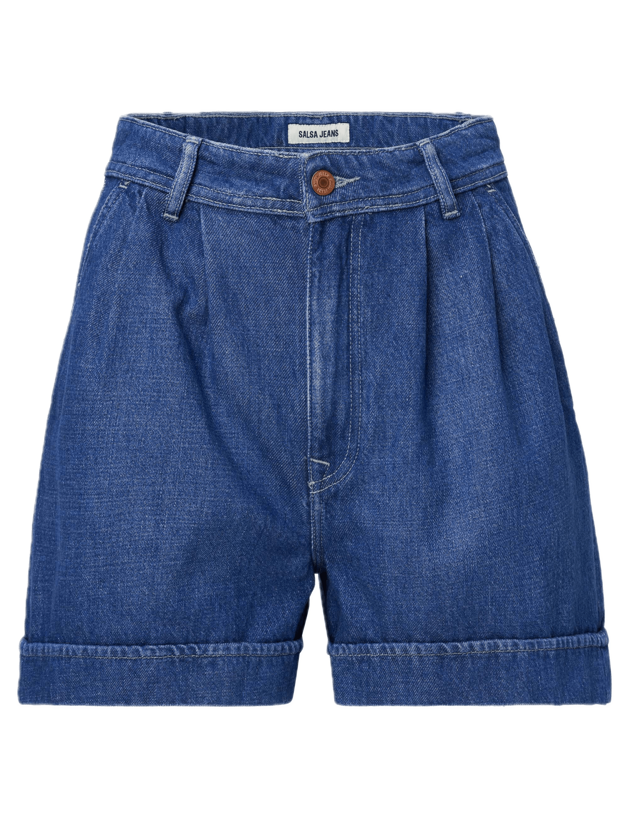 Shorts Salsa Jeans Baggy Bright Blue - ECRU