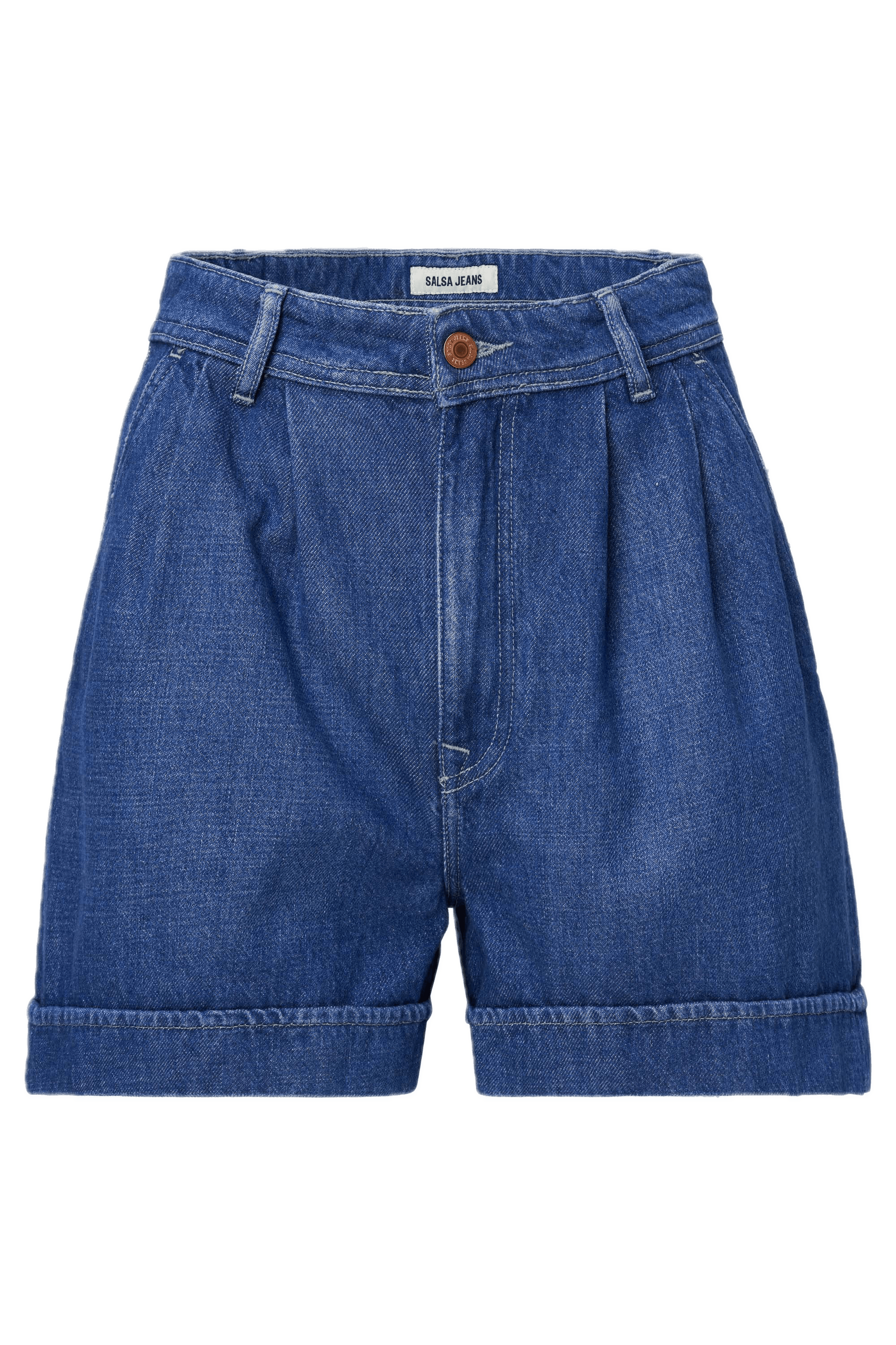 Shorts Salsa Jeans Baggy Bright Blue - ECRU