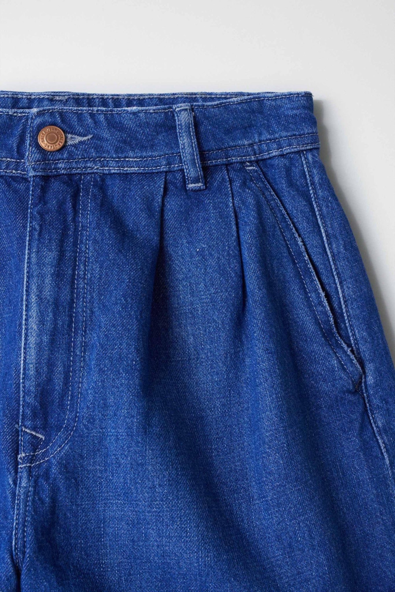 Shorts Salsa Jeans Baggy Bright Blue - ECRU