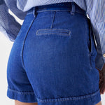 Shorts Salsa Jeans Baggy Bright Blue - ECRU