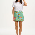 Shorts Sugarhill Enola Green Rainbow Palms - ECRU