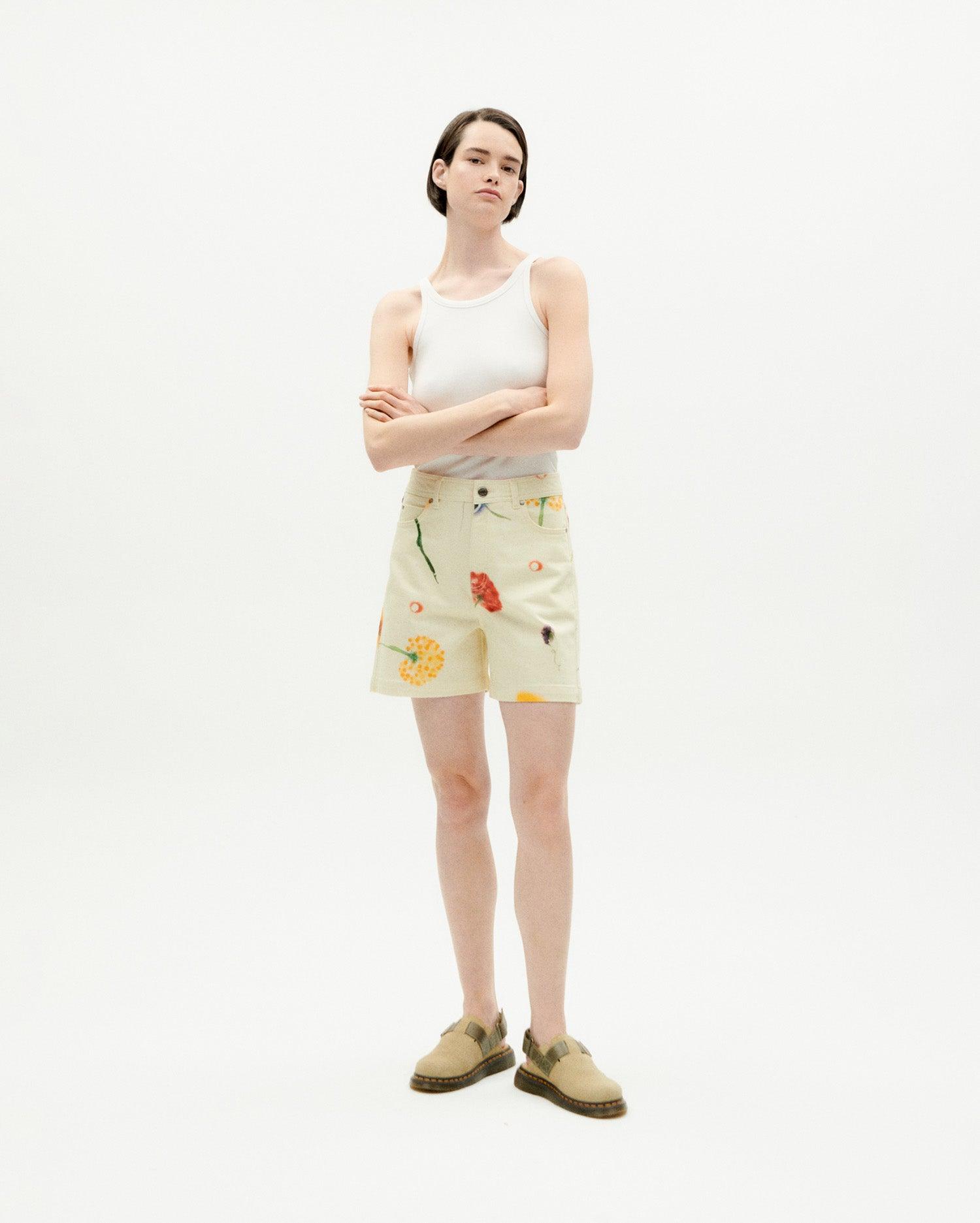 Shorts Thinking Mu Feuz Blow Luisa - ECRU