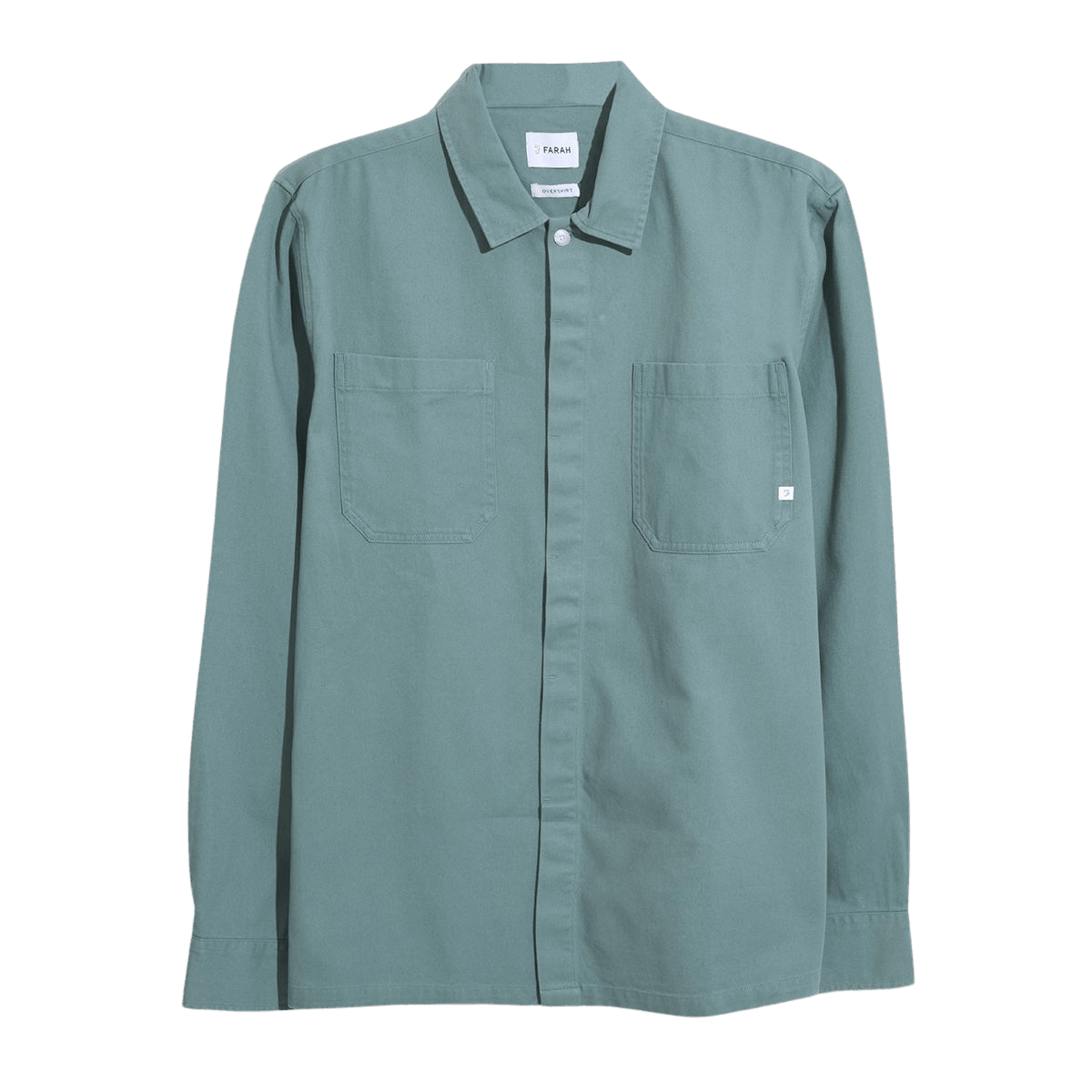 Sobrecamisa Farah Leon Brook Blue - ECRU