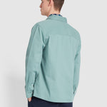 Sobrecamisa Farah Leon Brook Blue - ECRU