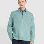 Sobrecamisa Farah Leon Brook Blue - ECRU