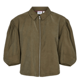 Sobrecamisa Nümph Waleria Ivy Green - ECRU