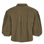 Sobrecamisa Nümph Waleria Ivy Green - ECRU