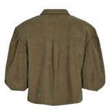 Sobrecamisa Nümph Waleria Ivy Green - ECRU