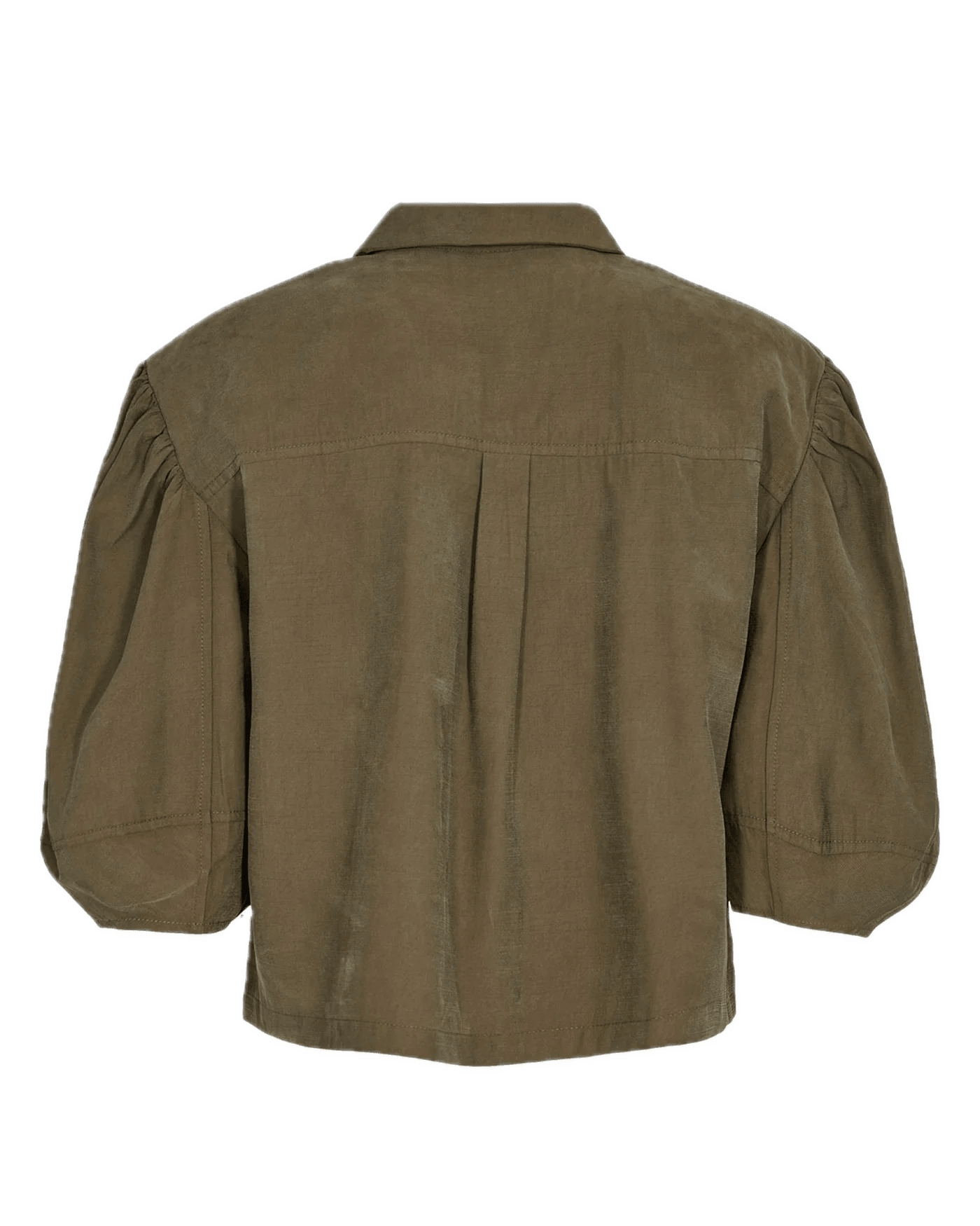 Sobrecamisa Nümph Waleria Ivy Green - ECRU