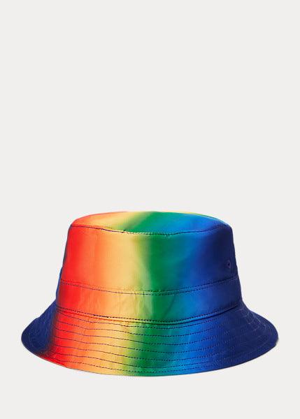 Sombrero Ralph Lauren de pescador tie-dye en plegable - ECRU