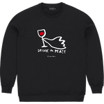 Sudadera Bask in the Sun Peace Black - ECRU