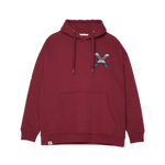 Sudadera Blue Banana Burgundy Ethnic Hoodie - ECRU