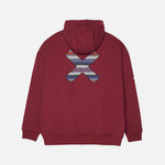 Sudadera Blue Banana Burgundy Ethnic Hoodie - ECRU