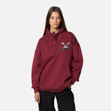 Sudadera Blue Banana Burgundy Ethnic Hoodie - ECRU